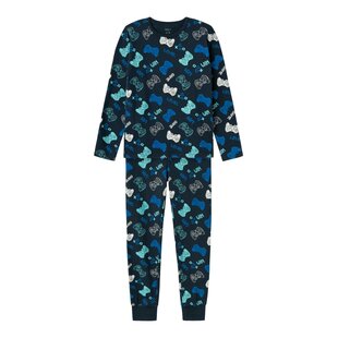 Name It Children's Pyjamas Boys Long Blue Gamer