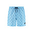 Shiwi Shiwi Men's Swim Short MIKE 7" Coral Print Light Blue