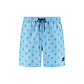 Shiwi Shiwi Heren Zwemshort MIKE 7" Koraalprint Lichtblauw
