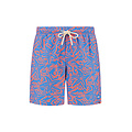 Shiwi Shiwi Heren Zwemshort MIKE 7" Zeester Print Blauw/Oranje