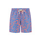 Shiwi Shiwi Men's Swim Short MIKE 7" Starfish Print Blue/Orange
