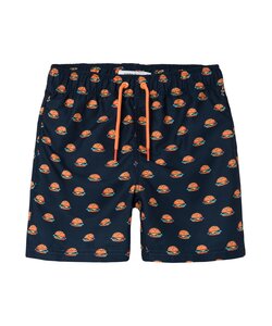 Name It Jongens Zwemshort Kinderen NKMZADDI Hamburger Print Donkerblauw