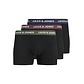 Jack & Jones Jack & Jones Heren Boxershorts Trunks JACGEORGE 3-Pack Zwart
