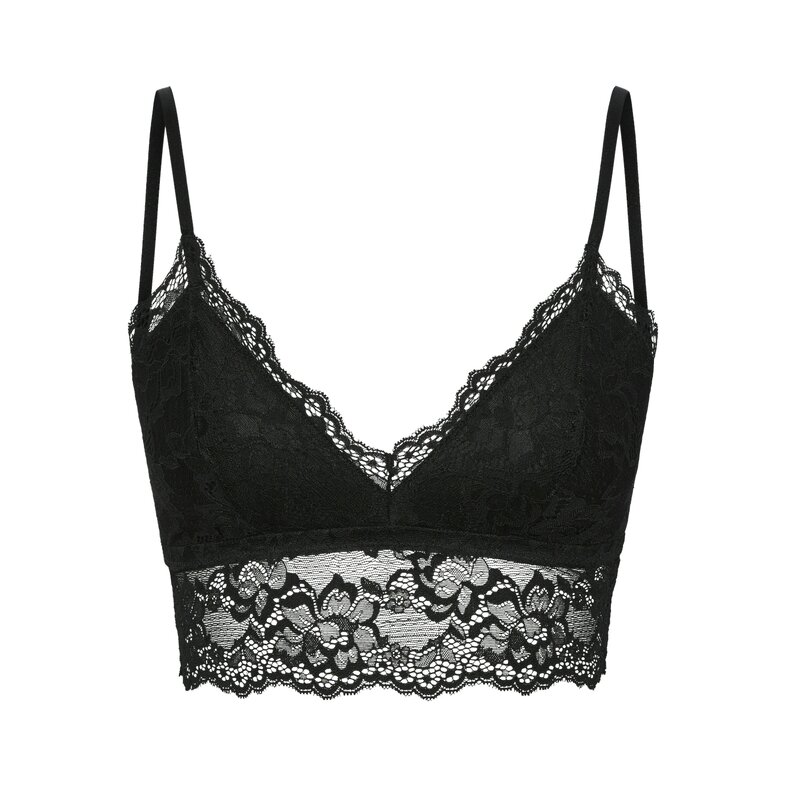 PIECES Pieces Dames Bralette Kant PCLINA Zwart
