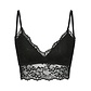 PIECES Pieces Dames Bralette Kant PCLINA Zwart