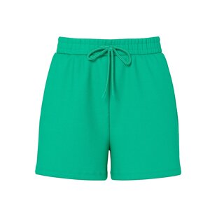Pieces Women's Loose Shorts PCCHILLI Sweat Pants Solid Green