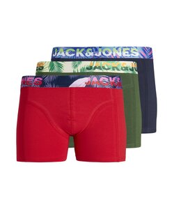 Jack & Jones Heren Trunks Boxershorts JACPAW 3-Pack Effen