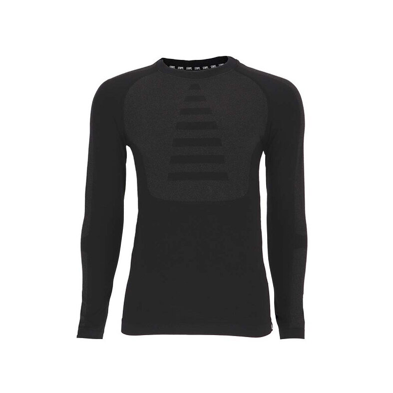 STAPP STAPP Heat Thermo Shirt Men's Long Sleeve Merino Wool Black
