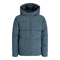 Jack & Jones Junior Jack & Jones Junior Jongens Winterjas JJGLOBAL Puffer Jacket Blauw