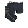 Jack & Jones Jack & Jones Heren Giftbox Sokken + Boxershort JACORDINARY Donkerblauw