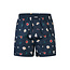 Happy Shorts Happy Shorts Wijde Kerst Boxershort Heren X-mas Cookies Blauw