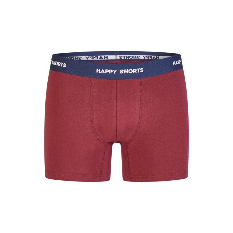 Happy Shorts Happy Shorts Heren Boxershorts Kerst 2-Pack Donkerblauw/Bordeaux