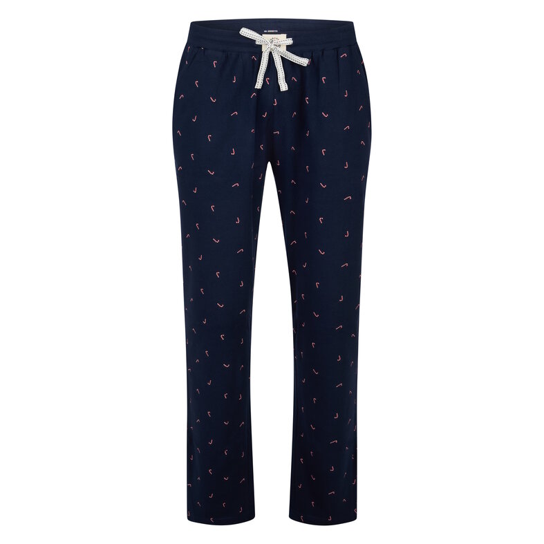 Happy Shorts Happy Shorts Men's Pyjama Pants Long Dark Blue Sandy Christmas Print