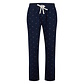 Happy Shorts Happy Shorts Heren Pyjama Broek Lang Donkerblauw Zuurstok Kerst Print
