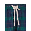 Happy Shorts Happy Shorts Ladies Pajama Pants Long Dark Blue/Green Checkered Flannel