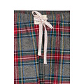 Happy Shorts Happy Shorts Dames Pyjama Broek Lang Grijs/Rood Geruit Flanel