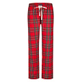 Happy Shorts Happy Shorts Ladies Pyjama Pants Long Red Checkered Flannel