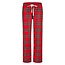 Happy Shorts Happy Shorts Dames Pyjama Broek Lang Rood Geruit Flanel