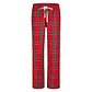 Happy Shorts Happy Shorts Ladies Pyjama Pants Long Red Checkered Flannel