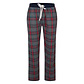 Happy Shorts Happy Shorts Heren Pyjama Broek Lang Grijs/Rood Geruit Flanel
