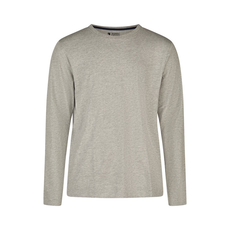 Happy Shorts Happy Shorts Men's Christmas Pajama Set Shirt + Pants Gray/Dark Blue Sourdough Print