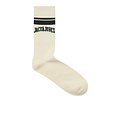 Jack & Jones Junior Jack & Jones Junior Boys Sports Socks JACMATEO Tennis Socks 5-Pack Cream White