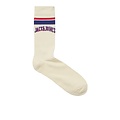 Jack & Jones Junior Jack & Jones Junior Boys Sports Socks JACMATEO Tennis Socks 5-Pack Cream White