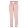 By Louise By Louise Dames Winter Pyjama Set Lang Badstof Roze Gestreept