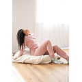 By Louise By Louise Ladies Winter Pajama Set Long Terry Pink Striped