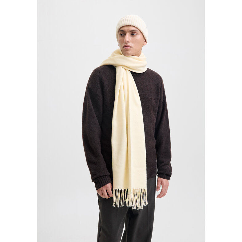 Jack & Jones Jack & Jones Heren Sjaal JACSOLID Gebroken Wit