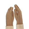 Sarlini Sarlini Ladies Suede Gloves Light Brown