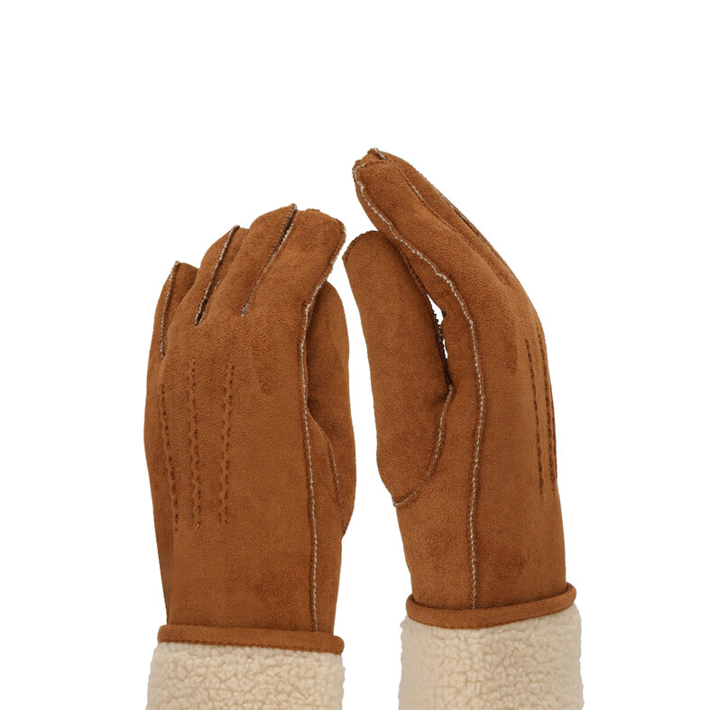 Sarlini Sarlini Ladies Suede Gloves Cognac
