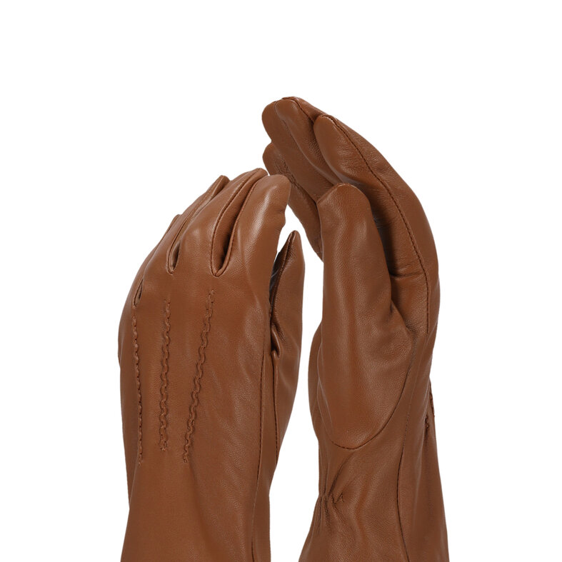 Sarlini Sarlini Ladies Leather Gloves Cognac