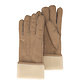Sarlini Sarlini Dames Suèdine Handschoenen Lichtbruin