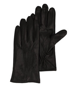 Sarlini Dames Imitatieleer Handschoenen Donkerbruin