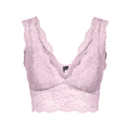 PIECES Pieces Ladies Bralette Bra Top Lace Microfiber Pink