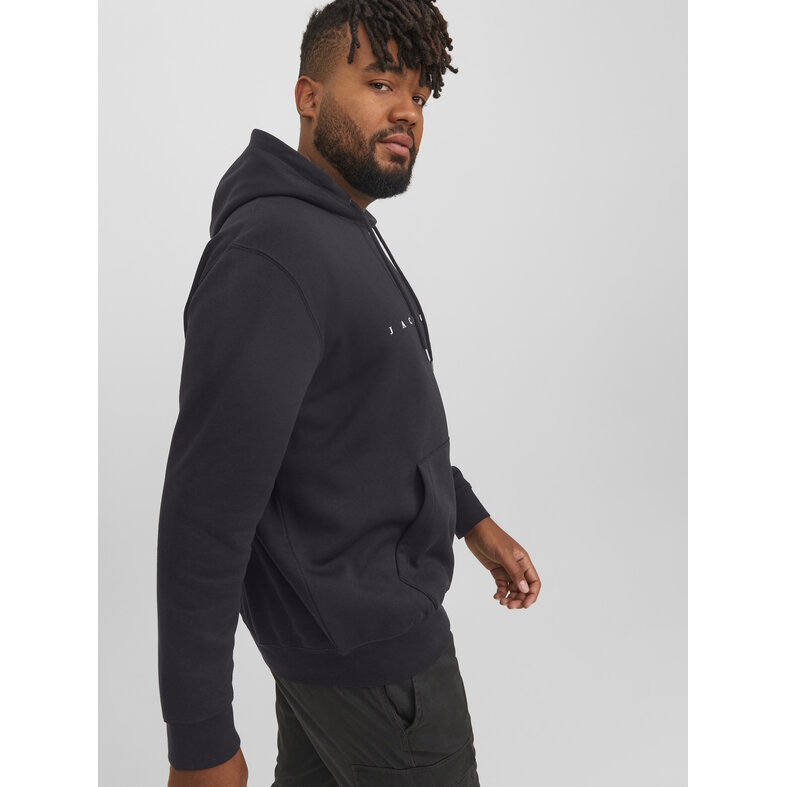 Jack & Jones Jack & Jones Men's Plus Size Hoodie JJESTAR Black