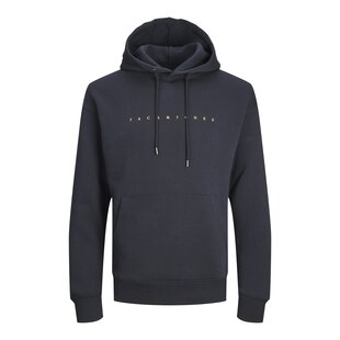 Jack & Jones Heren Plus Size Hoodie JJESTAR Donkerblauw