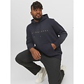 Jack & Jones Jack & Jones Men's Plus Size Hoodie JJESTAR Dark Blue