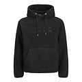 Jack & Jones Jack & Jones Heren Teddy Hoodie JCOFLARE Zwart