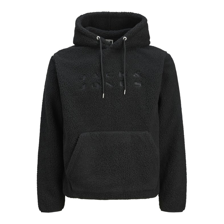 Jack & Jones Jack & Jones Men's Teddy Hoodie JCOFLARE Black