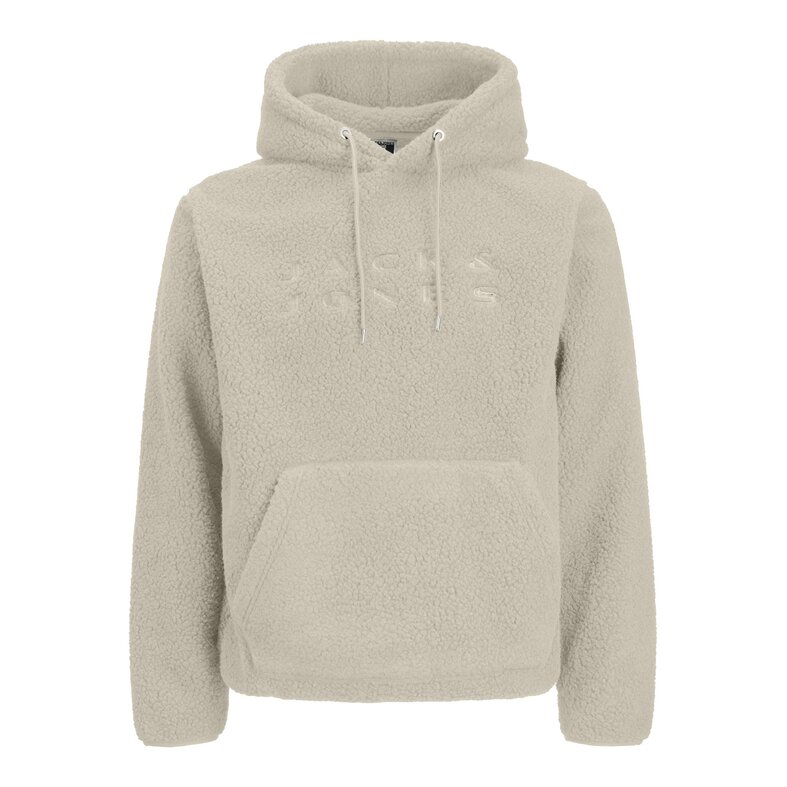 Jack & Jones Jack & Jones Men's Teddy Hoodie JCOFLARE Beige