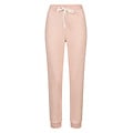 By Louise By Louise Dames Winter Pyjama Set Lang Badstof Roze Gestreept