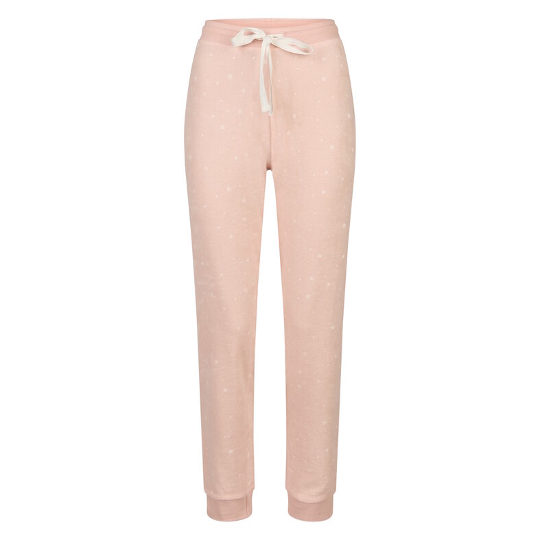 By Louise By Louise Ladies Winter Pajama Set Long Terry Pink Striped