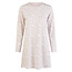 By Louise By Louise Ladies Nightshirt Long Sleeve Cotton White/Pink Animal Print