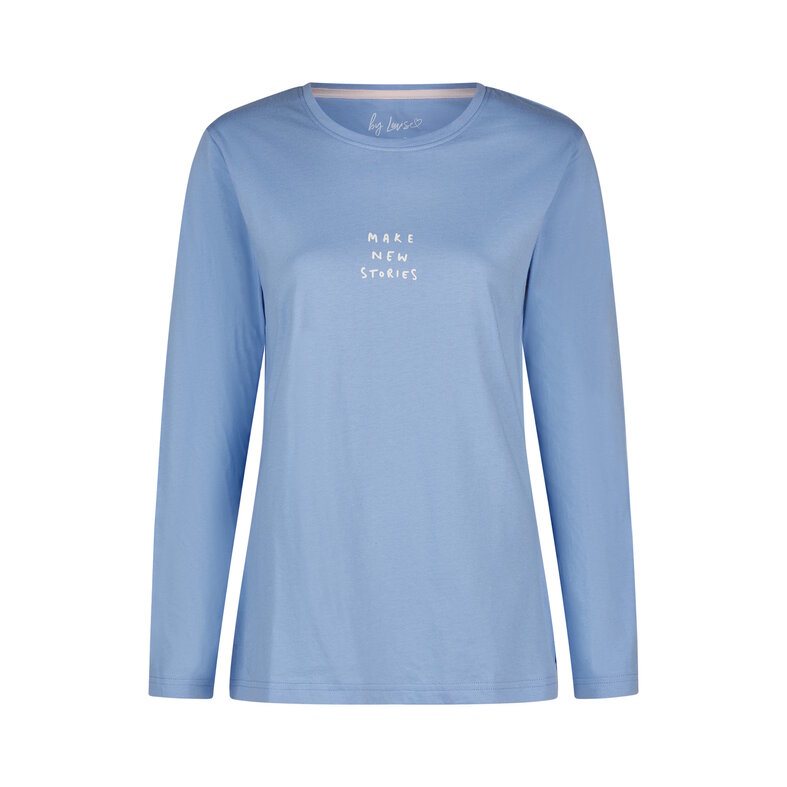 By Louise By Louise Ladies Pyjama Set Long Blue Striped