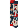 Apollo Apollo Wrong Christmas Socks Men 2-Pair Santa Claus
