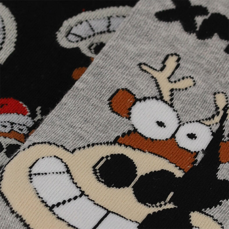 Apollo Apollo Foute Kerstsokken Heren 2-Paar Rendier