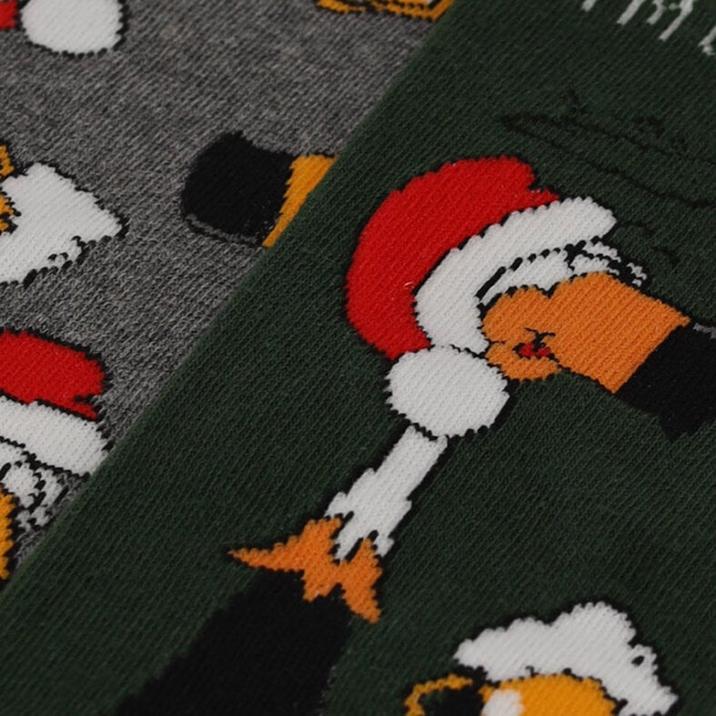 Apollo Apollo Wrong Christmas Socks Men 2-Pair Beer