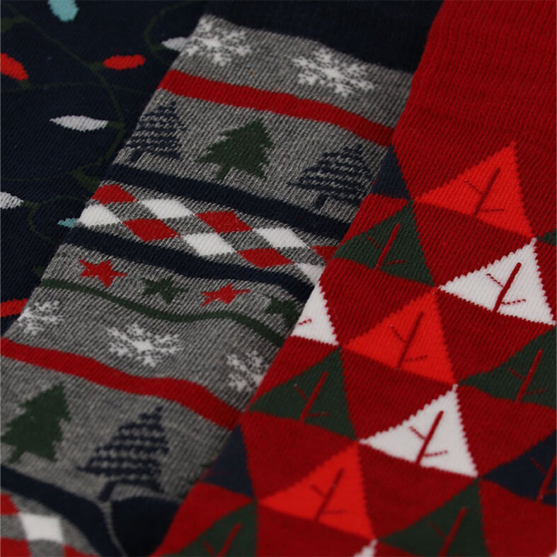 Apollo Apollo Men's Christmas Socks Giftbox 3-Pack Print